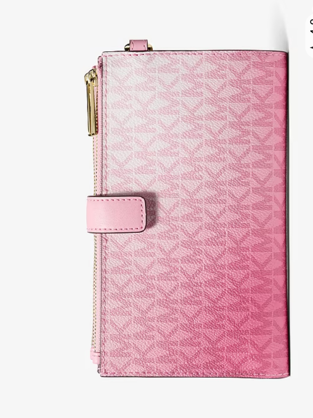 MICHAEL KORS JST Lg Double Zip Ombré Signature Logo Wristlet Phone
Carnation
NWT - Picture 3 of 16